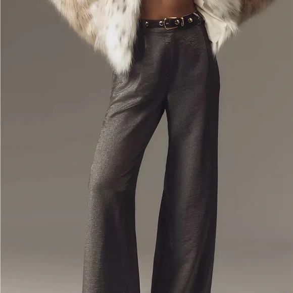 Maeve Shimmering Wide-Leg Pants - Picture 1 of 4